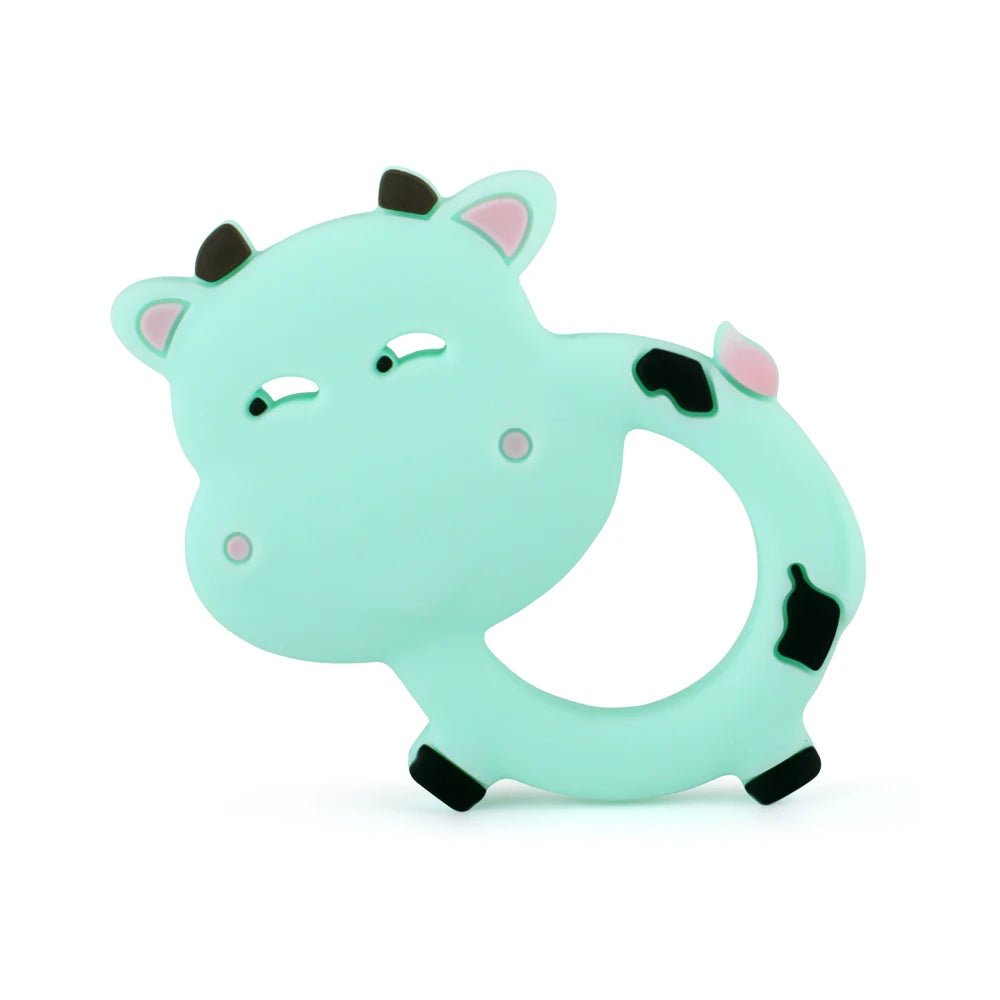 1Pcs Silicone Teether Animal Koala Rodent Cartoon Food Grade DIY Baby Necklace Pendant Oral Care Baby Teether Toys