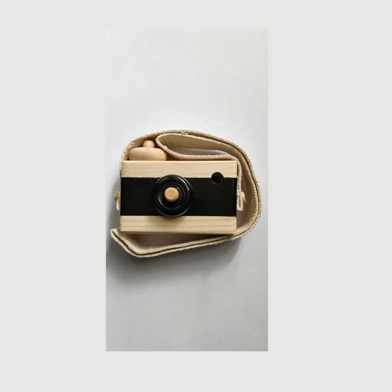 Cute Nordic Hanging Wooden Camera Toys Kids Toys Gift 9.5X6X3cm Room Decor Furnishing Articles Christmas Gift Wooden Toy