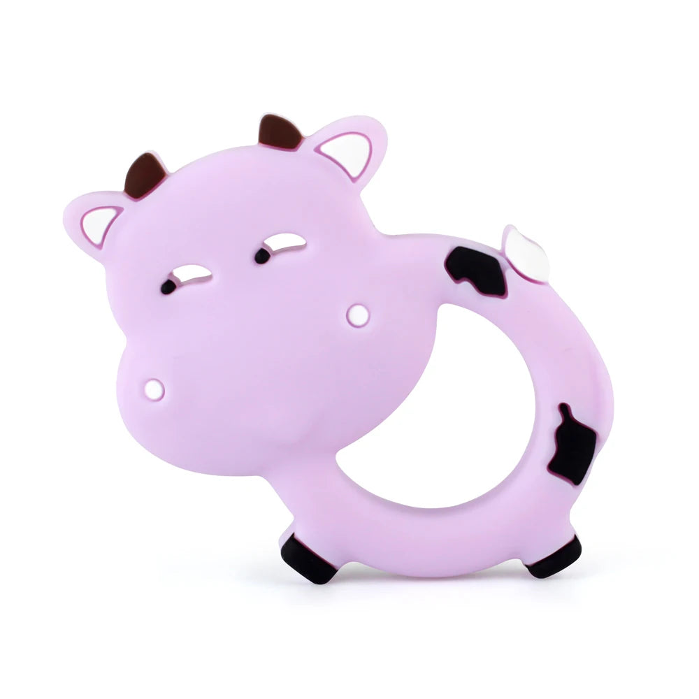 1Pcs Silicone Teether Animal Koala Rodent Cartoon Food Grade DIY Baby Necklace Pendant Oral Care Baby Teether Toys