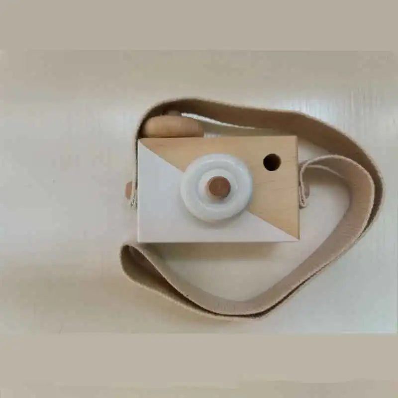 Cute Nordic Hanging Wooden Camera Toys Kids Toys Gift 9.5X6X3cm Room Decor Furnishing Articles Christmas Gift Wooden Toy