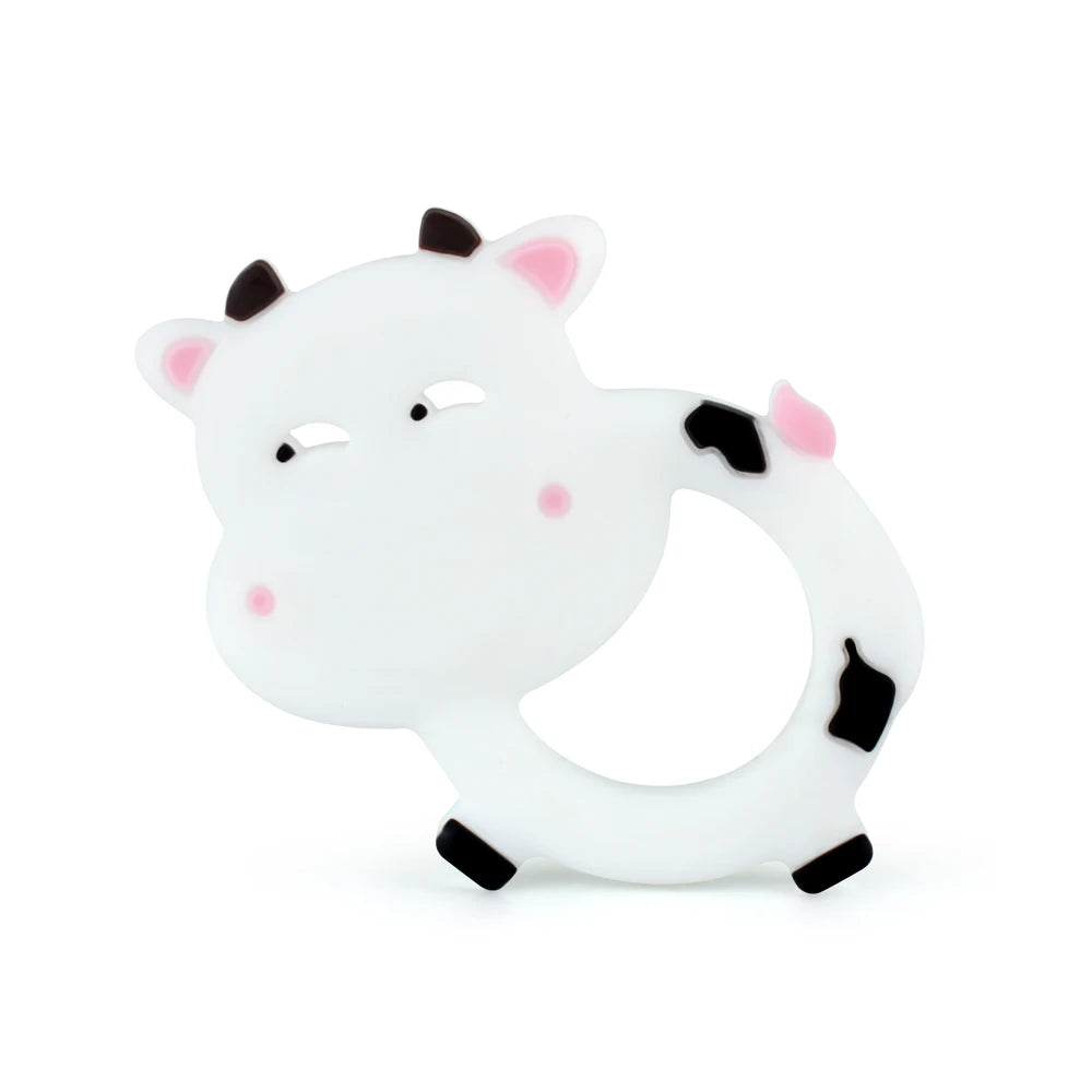 1Pcs Silicone Teether Animal Koala Rodent Cartoon Food Grade DIY Baby Necklace Pendant Oral Care Baby Teether Toys