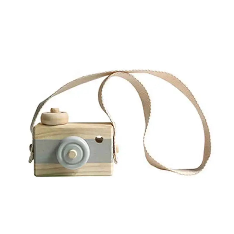 Cute Nordic Hanging Wooden Camera Toys Kids Toys Gift 9.5X6X3cm Room Decor Furnishing Articles Christmas Gift Wooden Toy