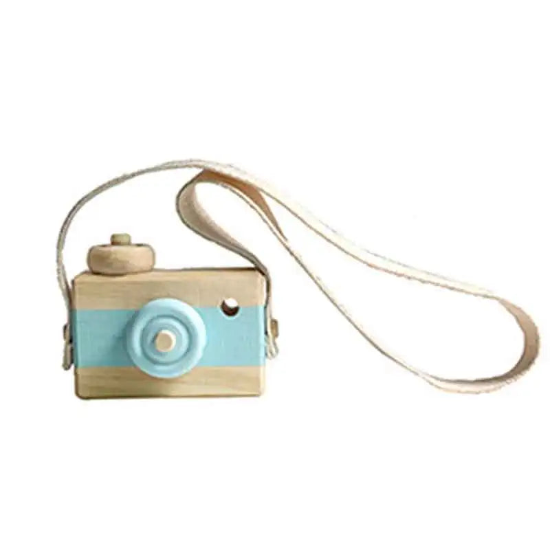 Cute Nordic Hanging Wooden Camera Toys Kids Toys Gift 9.5X6X3cm Room Decor Furnishing Articles Christmas Gift Wooden Toy