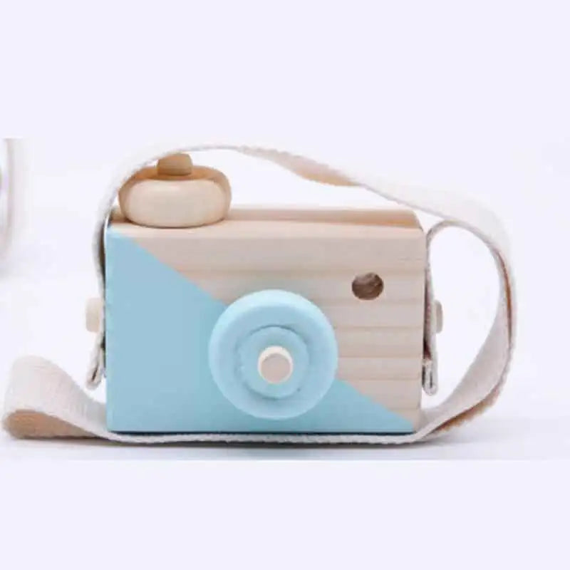 Cute Nordic Hanging Wooden Camera Toys Kids Toys Gift 9.5X6X3cm Room Decor Furnishing Articles Christmas Gift Wooden Toy