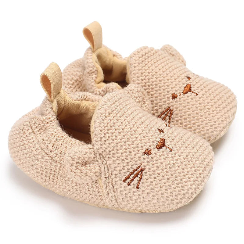 2023 Baby Girls Shoes Boys First Walkers Autumn Infant Toddler Shoes Soft Sole Baby Shoes Newborn Baby Booties Slippers