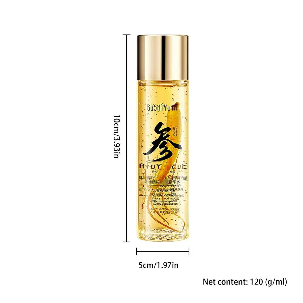 100ml/120ml Golden Ginseng Essences water Anti-wrinkle Face Serum Fade Fine Lines Hyaluronic Acid Moisturizing Facial Skin Care