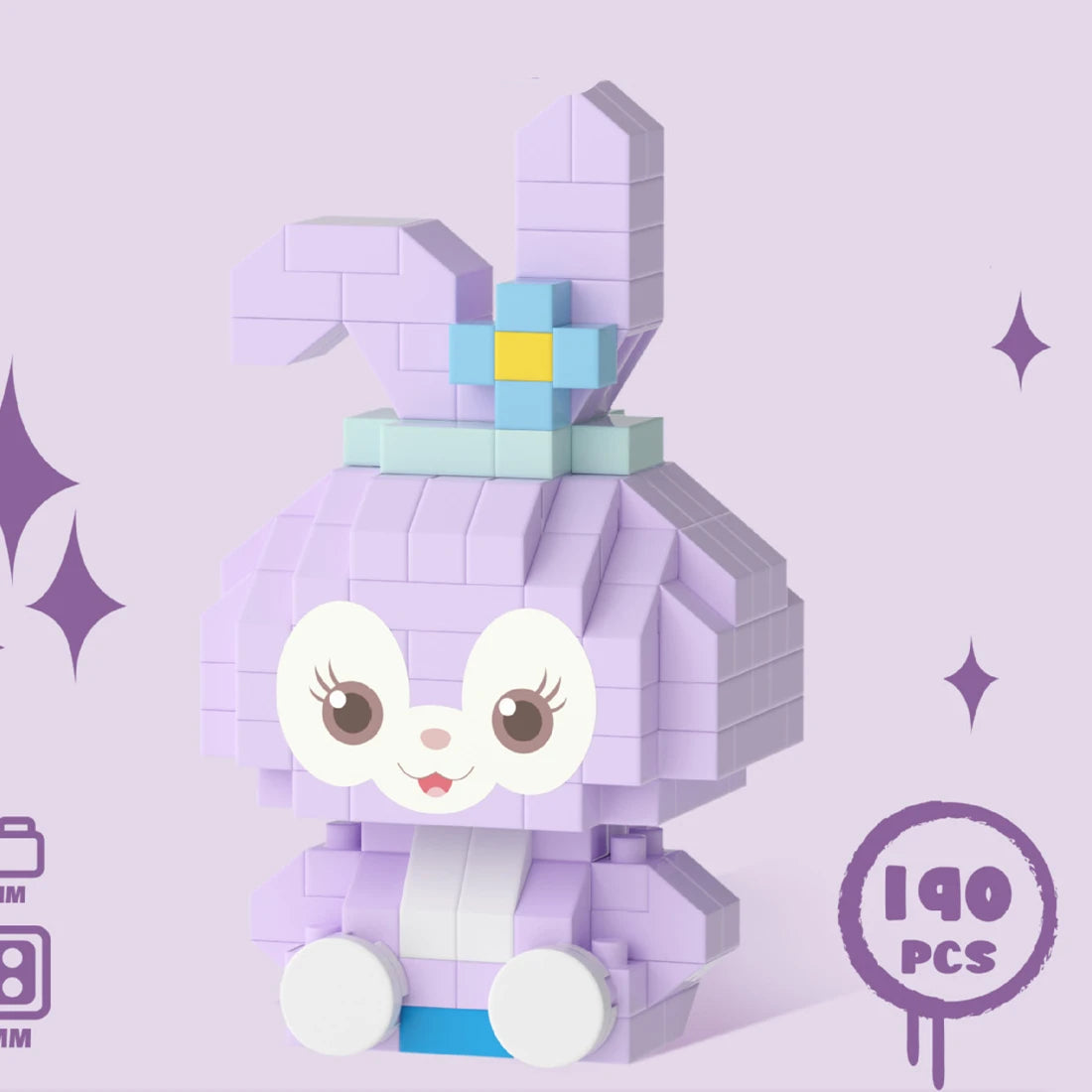Cartoon Kuromi Cinnamoroll Block Character Assembled Model Building Block Dolls Toy Children Gif