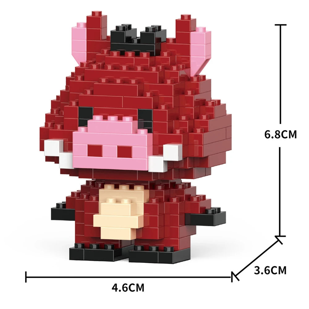 Cartoon Kuromi Cinnamoroll Block Character Assembled Model Building Block Dolls Toy Children Gif