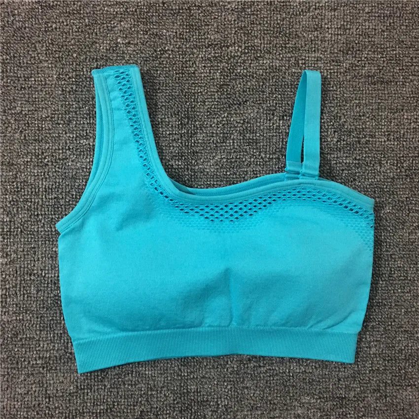 2024 1/2Pcs Seamless Yoga Set Women Gym Sportswear Outfit Yoga Pant Leggings One Shoulder Sports Bra Workout Cloth Tracksuit