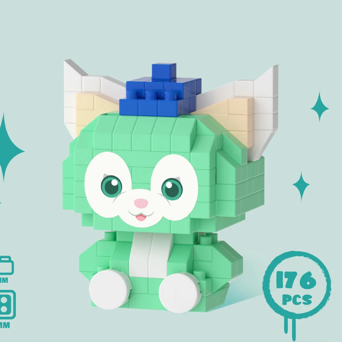 Cartoon Kuromi Cinnamoroll Block Character Assembled Model Building Block Dolls Toy Children Gif