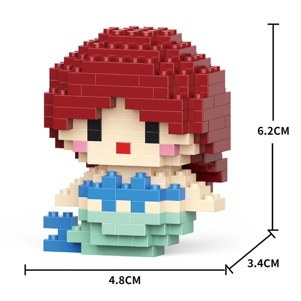 Cartoon Kuromi Cinnamoroll Block Character Assembled Model Building Block Dolls Toy Children Gif