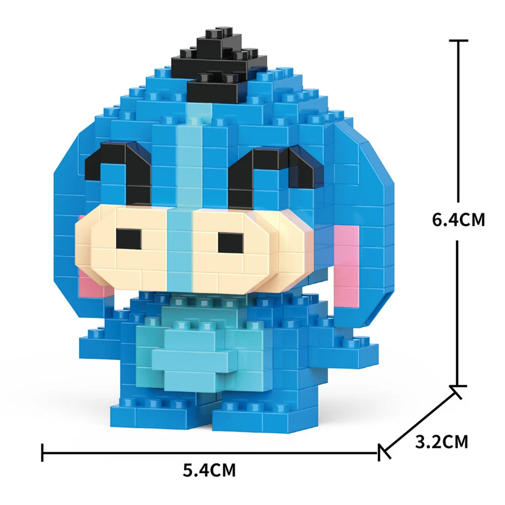 Cartoon Kuromi Cinnamoroll Block Character Assembled Model Building Block Dolls Toy Children Gif