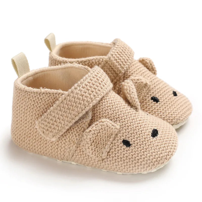 2023 Baby Girls Shoes Boys First Walkers Autumn Infant Toddler Shoes Soft Sole Baby Shoes Newborn Baby Booties Slippers