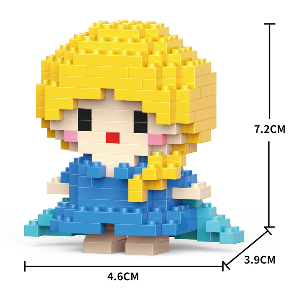Cartoon Kuromi Cinnamoroll Block Character Assembled Model Building Block Dolls Toy Children Gif