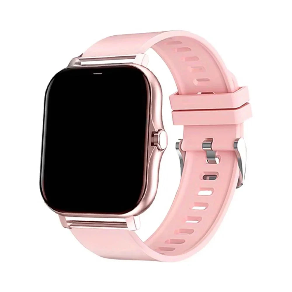 For Android OS IOS Phone Color Screen Full Touch Custom Dial Smart Watch Women Bluetooth Call SmartWatch Men 2024 New
