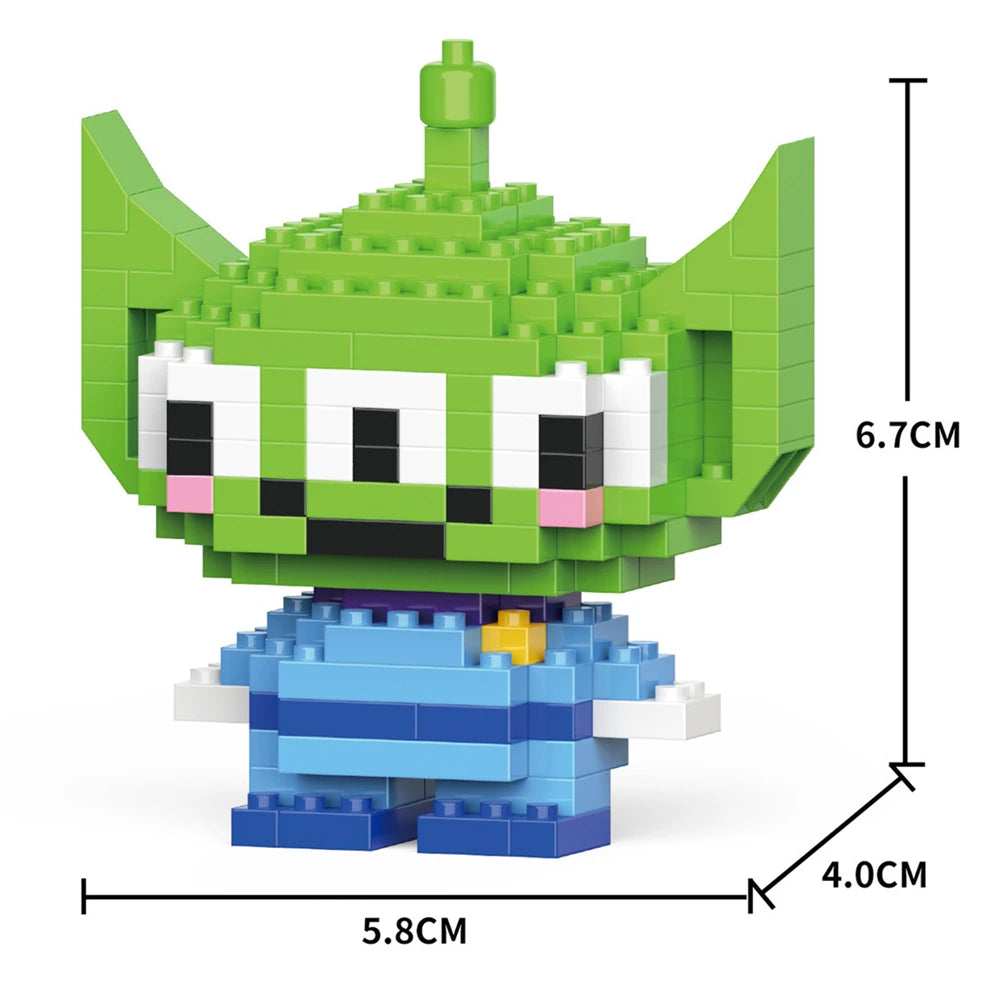 Cartoon Kuromi Cinnamoroll Block Character Assembled Model Building Block Dolls Toy Children Gif