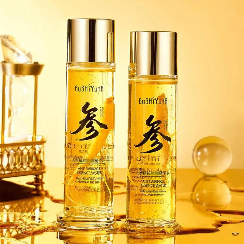 100ml/120ml Golden Ginseng Essences water Anti-wrinkle Face Serum Fade Fine Lines Hyaluronic Acid Moisturizing Facial Skin Care
