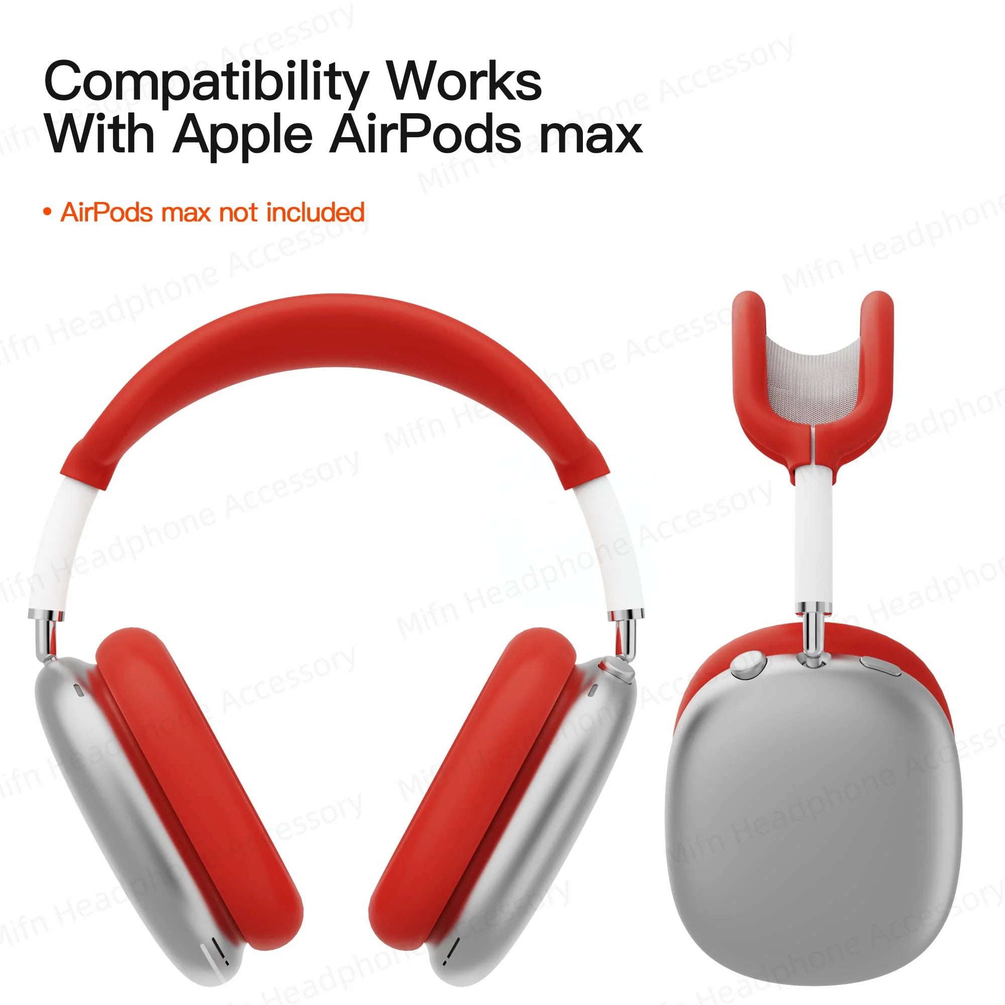2 in 1 Soft Washable Headband Cover For AirPods Max Silicone Headphones Protective Case Replacement Cover For AirPods Max 2020
