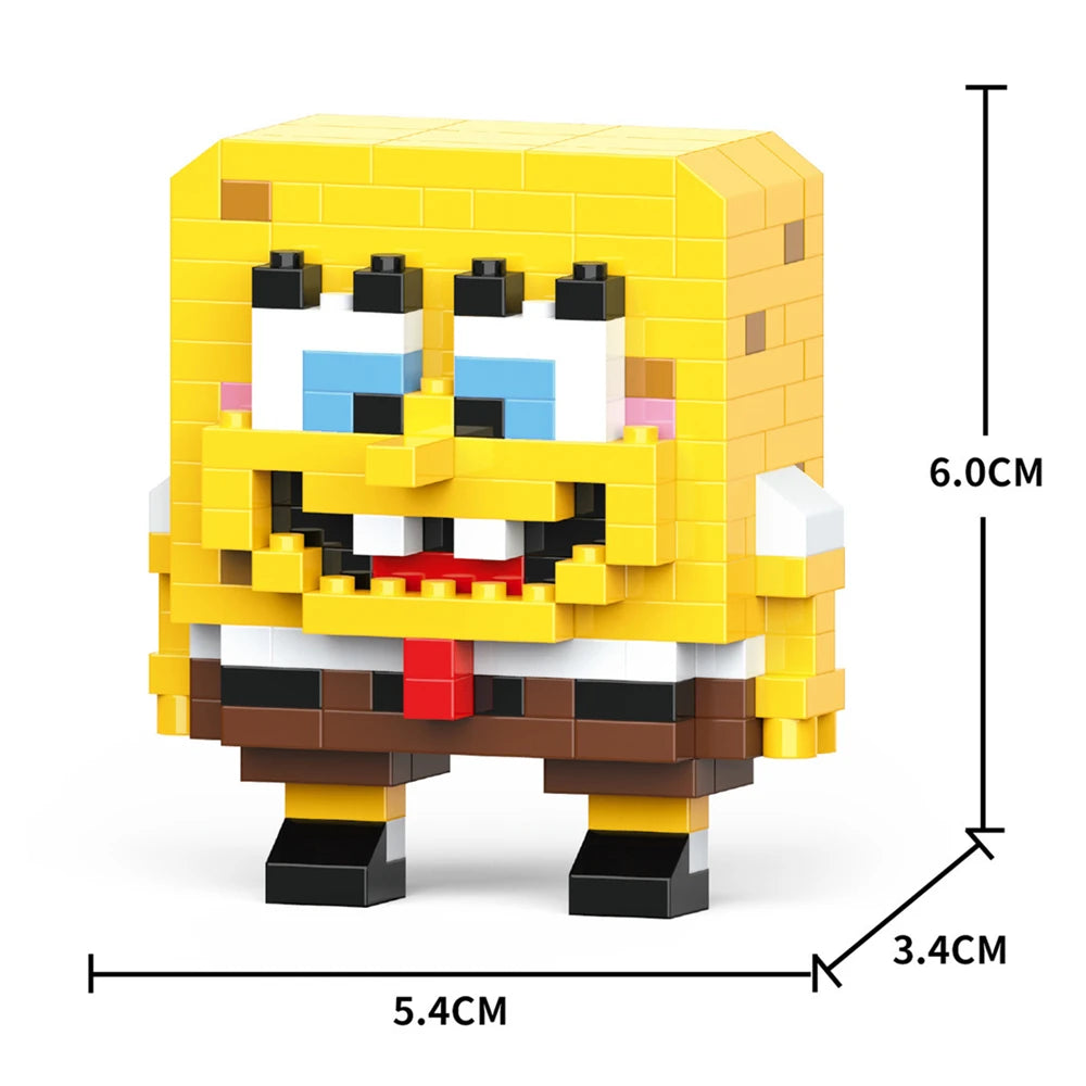 Cartoon Kuromi Cinnamoroll Block Character Assembled Model Building Block Dolls Toy Children Gif