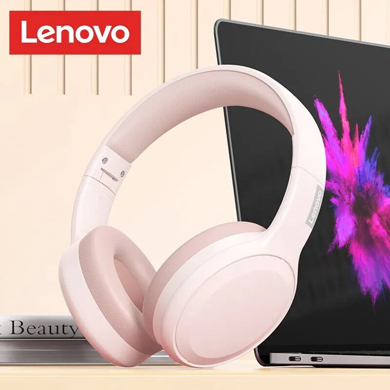 Lenovo TH30 Wireless Headphones Bluetooth 5.3 Earphones Foldable Gaming Headset Sport Headphone with Mic Music Earbuds 250mAh