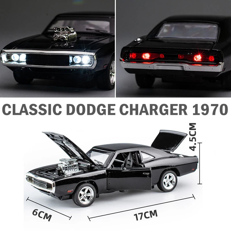 1:32 Simulation Dodge Challenger Fast Alloy Car Model Diecasts & Toy Vehicles And Furious Cars Decoration Toys For Children Boy