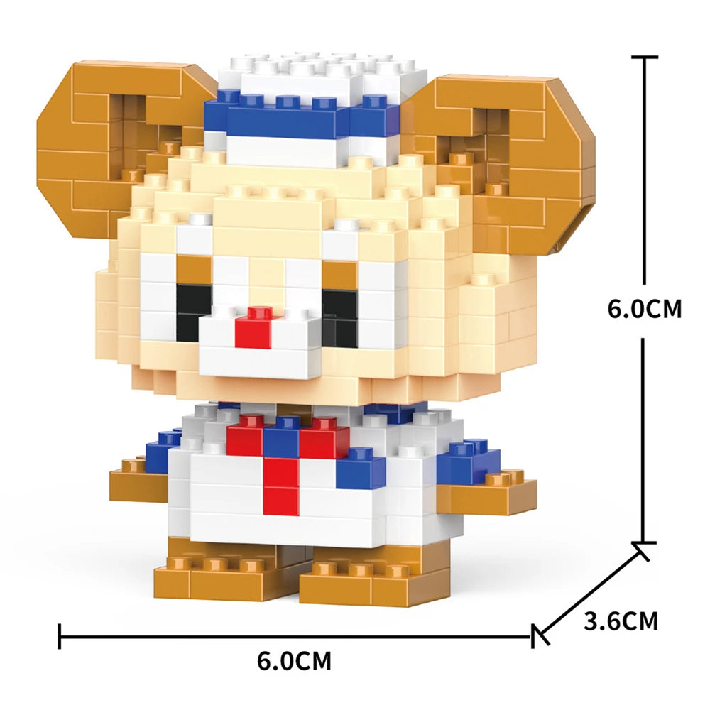 Cartoon Kuromi Cinnamoroll Block Character Assembled Model Building Block Dolls Toy Children Gif