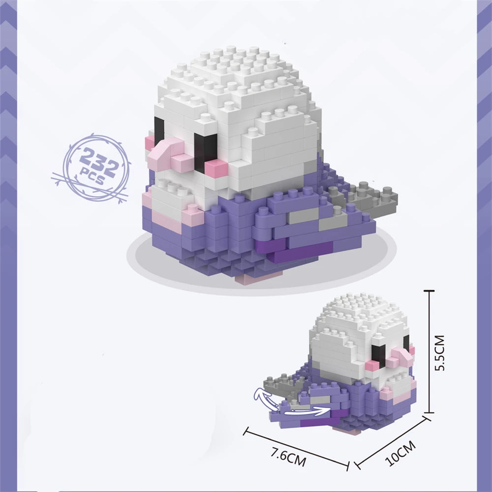 Cartoon Kuromi Cinnamoroll Block Character Assembled Model Building Block Dolls Toy Children Gif