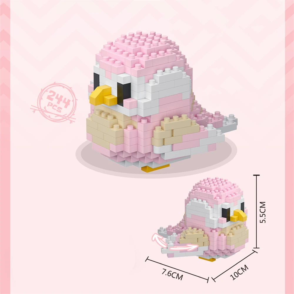 Cartoon Kuromi Cinnamoroll Block Character Assembled Model Building Block Dolls Toy Children Gif