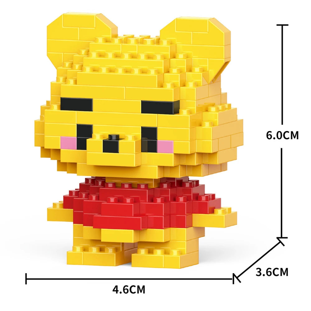 Cartoon Kuromi Cinnamoroll Block Character Assembled Model Building Block Dolls Toy Children Gif