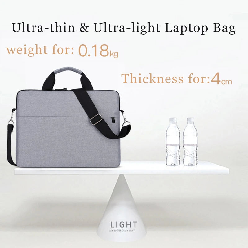 Laptop Bag Women 2023 13.3 14.1 15.6 17 Inch Office Notebook Sleeve Case Travel Computer Handbag Elegant Fashion Luxury