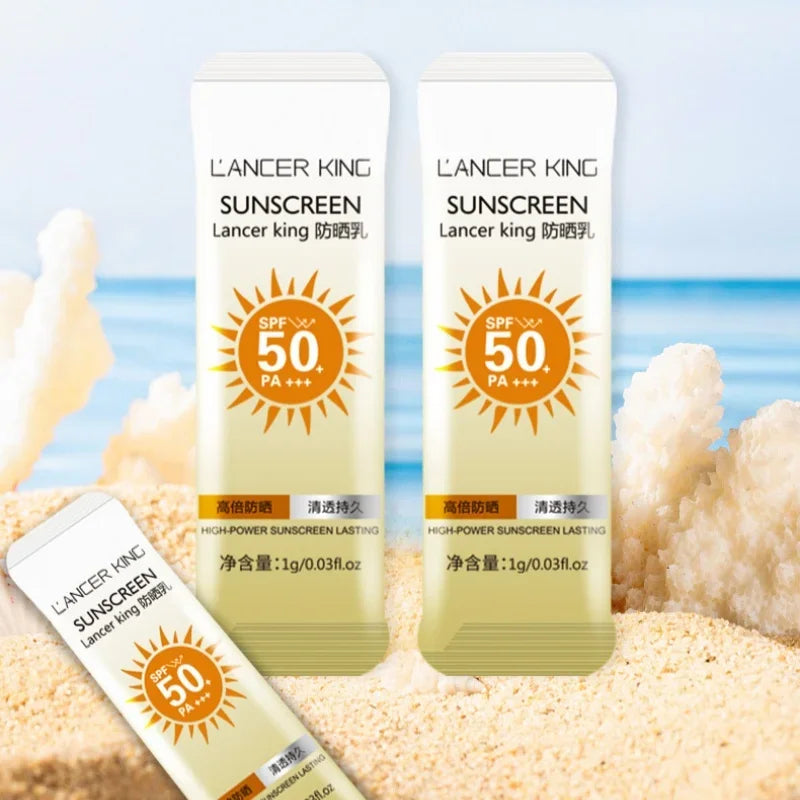 18g Face Sunscreen Refreshing Oil Control Cream Isolate Ultraviolet SPF 50+ Sun Cream Moisturize Whitening Anti Aging Face Care