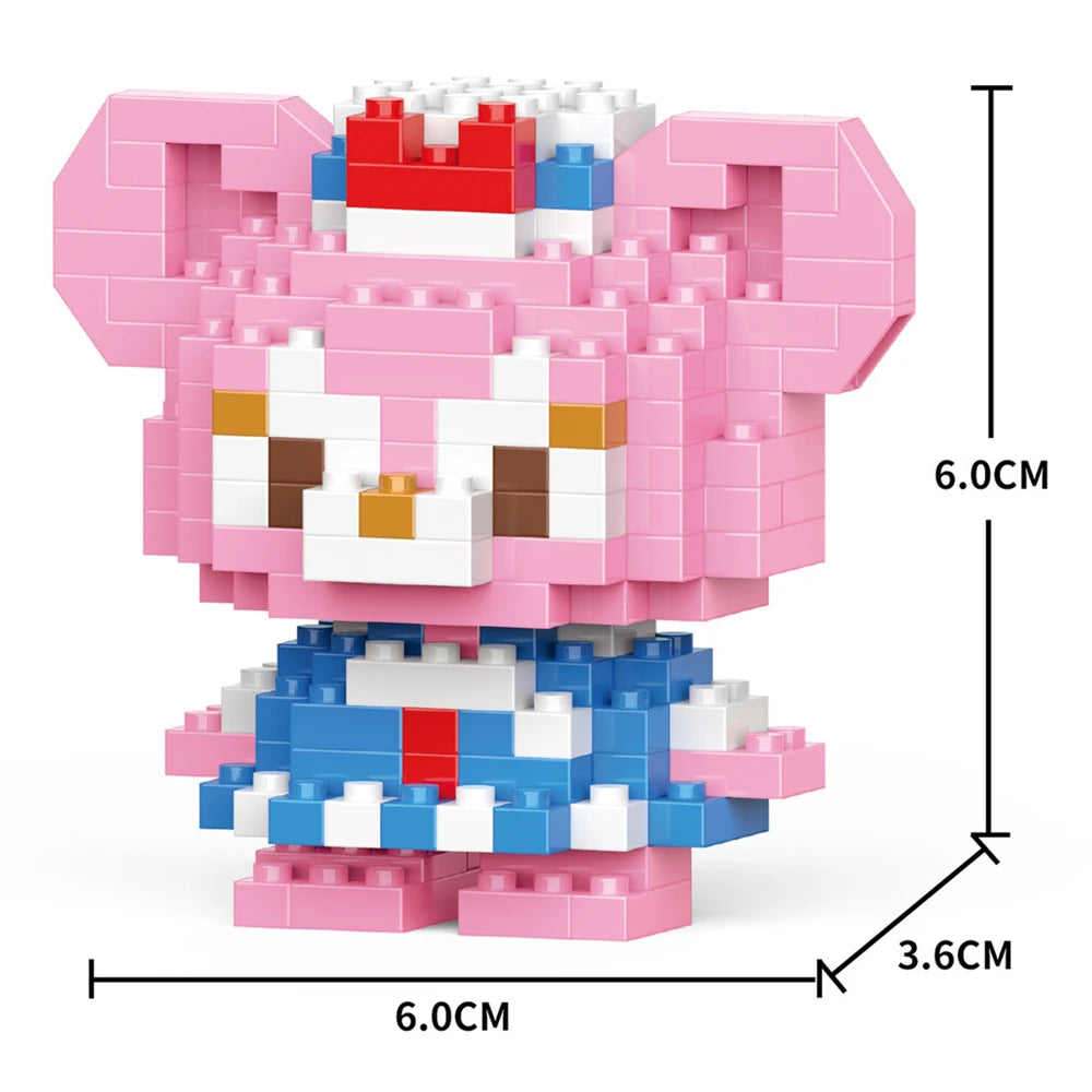Cartoon Kuromi Cinnamoroll Block Character Assembled Model Building Block Dolls Toy Children Gif