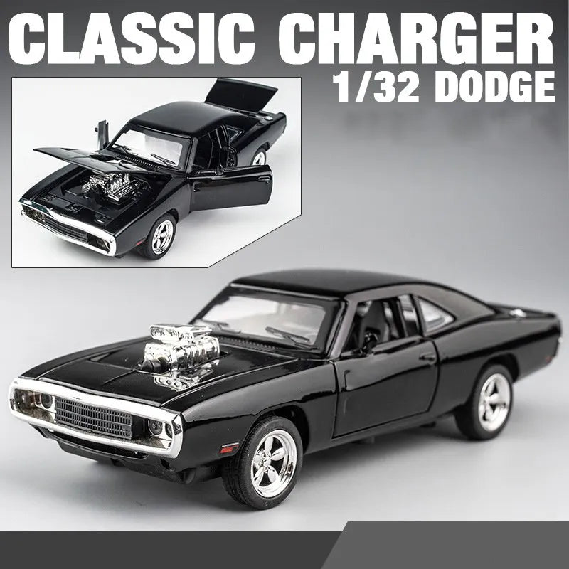 1:32 Simulation Dodge Challenger Fast Alloy Car Model Diecasts & Toy Vehicles And Furious Cars Decoration Toys For Children Boy