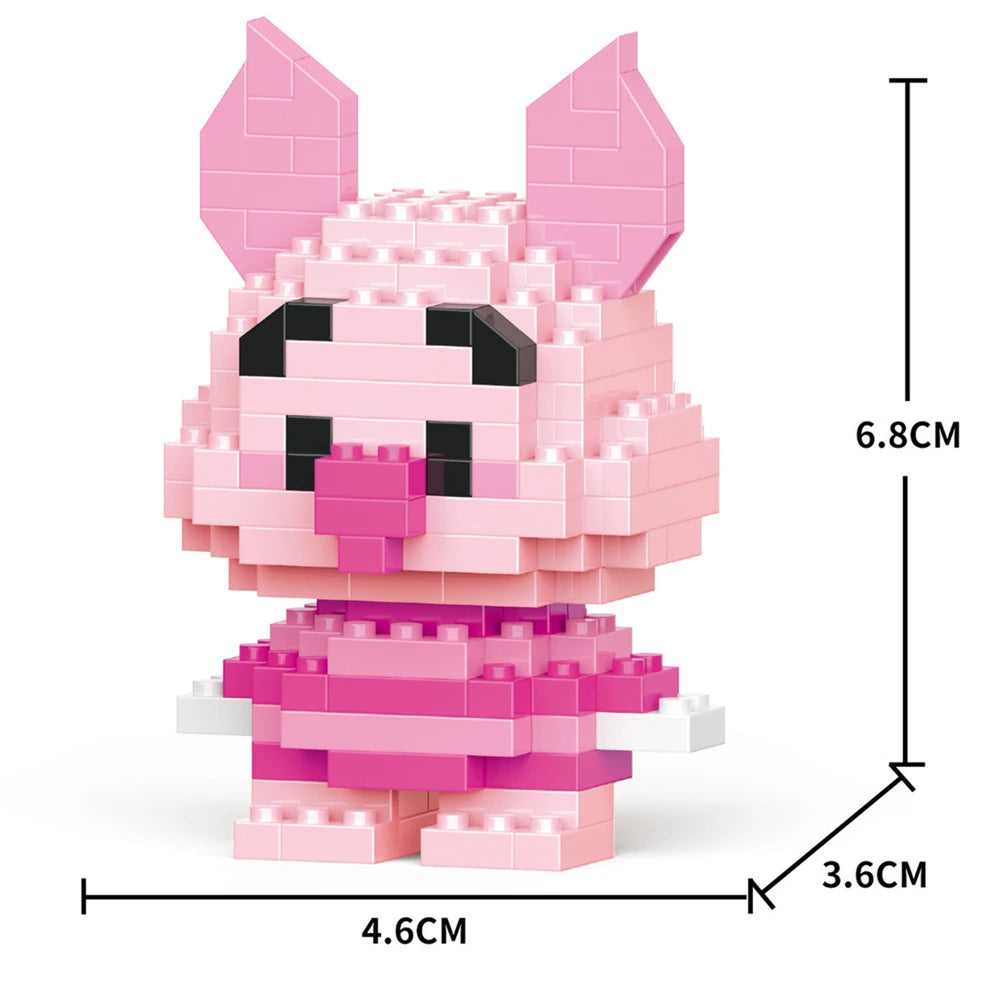Cartoon Kuromi Cinnamoroll Block Character Assembled Model Building Block Dolls Toy Children Gif