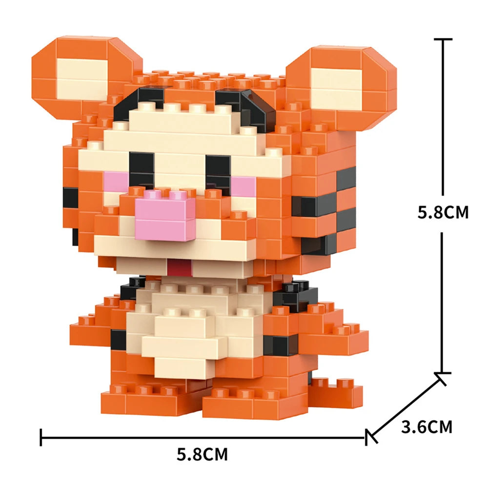 Cartoon Kuromi Cinnamoroll Block Character Assembled Model Building Block Dolls Toy Children Gif