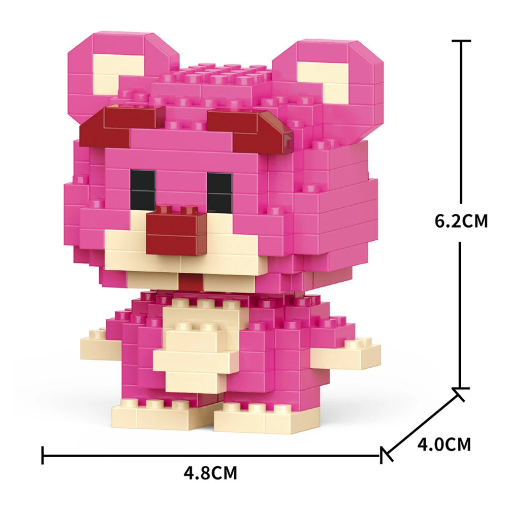 Cartoon Kuromi Cinnamoroll Block Character Assembled Model Building Block Dolls Toy Children Gif
