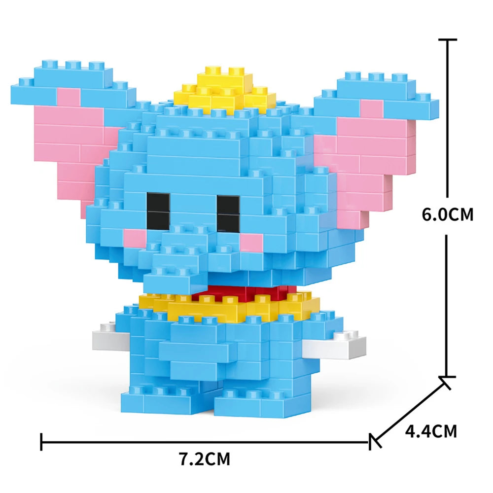 Cartoon Kuromi Cinnamoroll Block Character Assembled Model Building Block Dolls Toy Children Gif
